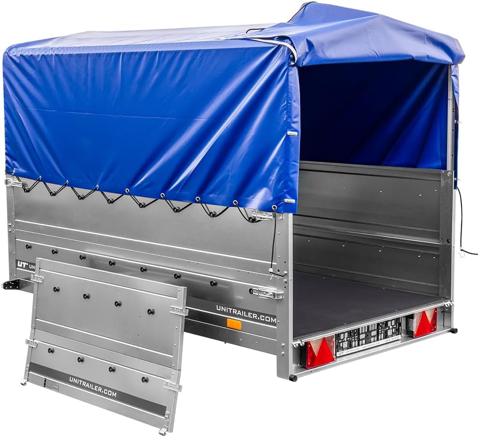 UNITRAILER PKW-Anhänger Garden Trailer 230 Kipp 750kg mit Hochplane